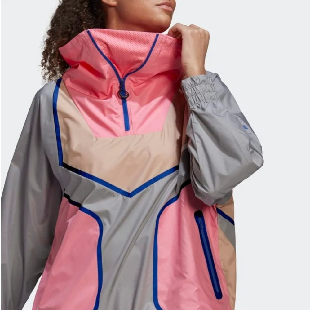 Adidas Stella McCartney Half-zip Sports Jacket Women Size L